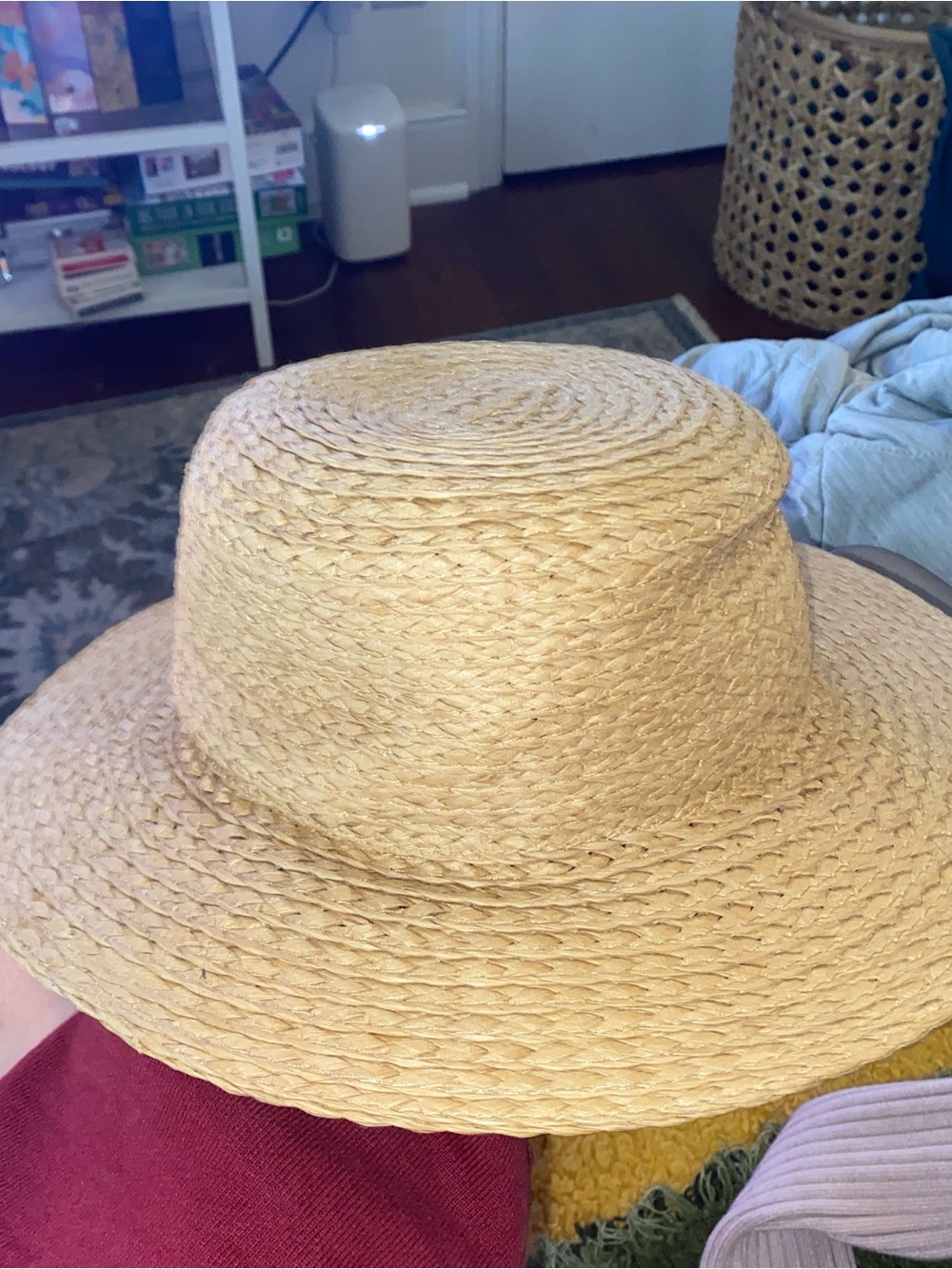 H&M Natural Straw Wide-Brim Sun Hat